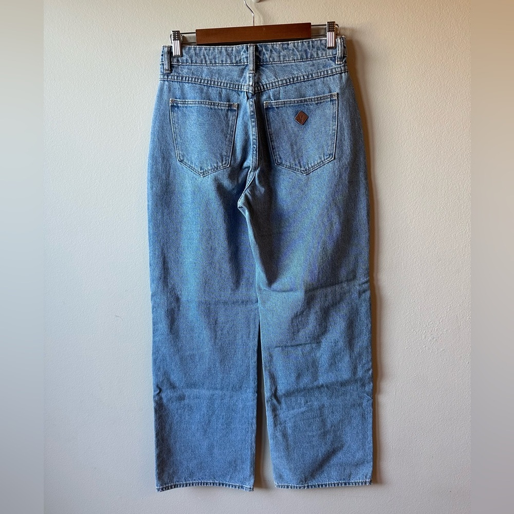 Abrand Wide Leg Blue Denim Jeans - Picture 2 of 4